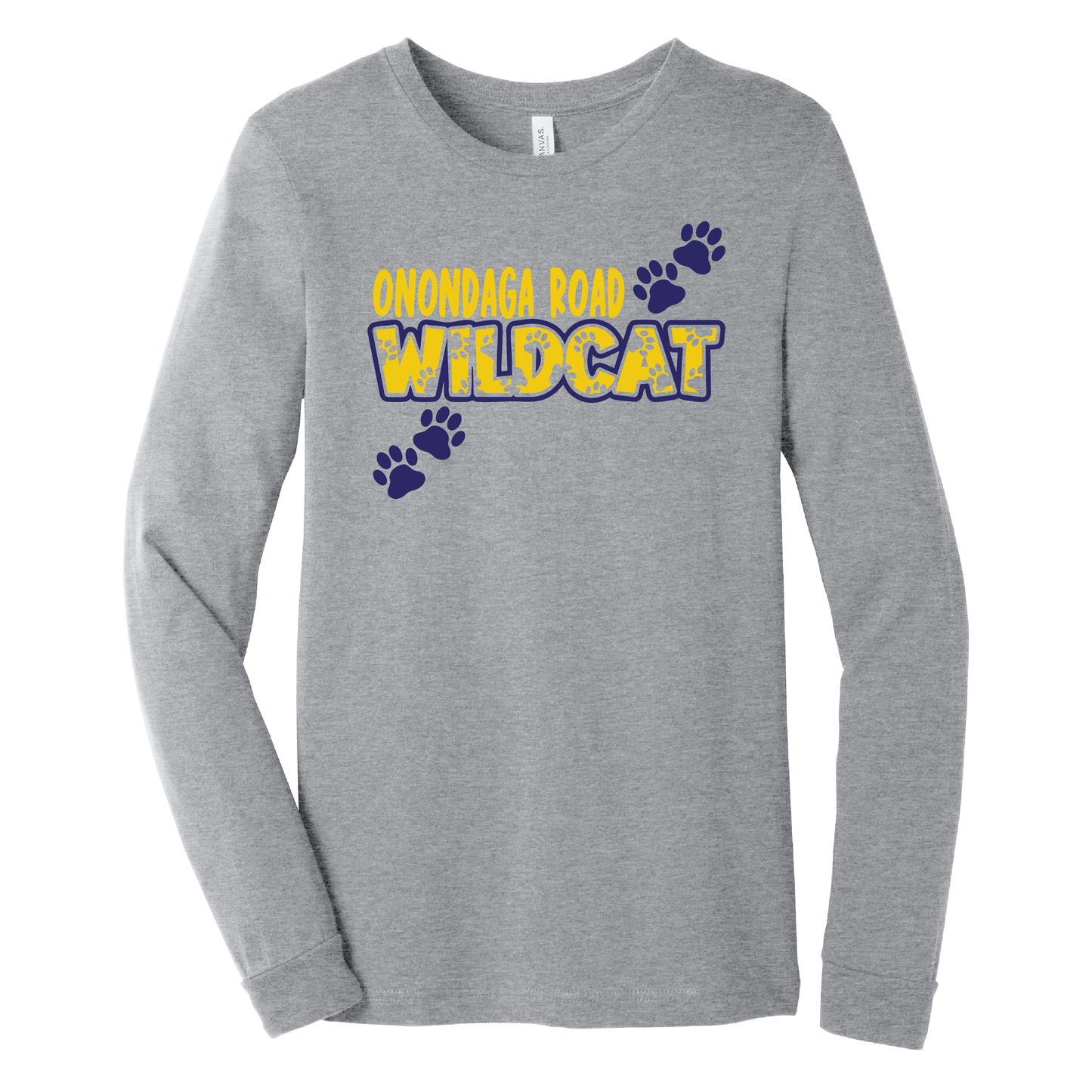 Onondaga Road Paws Long Sleeve T-Shirt