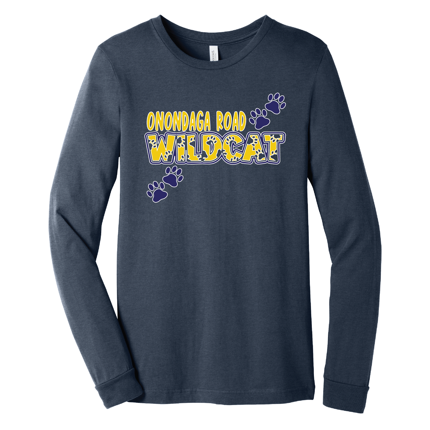 Onondaga Road Paws Long Sleeve T-Shirt