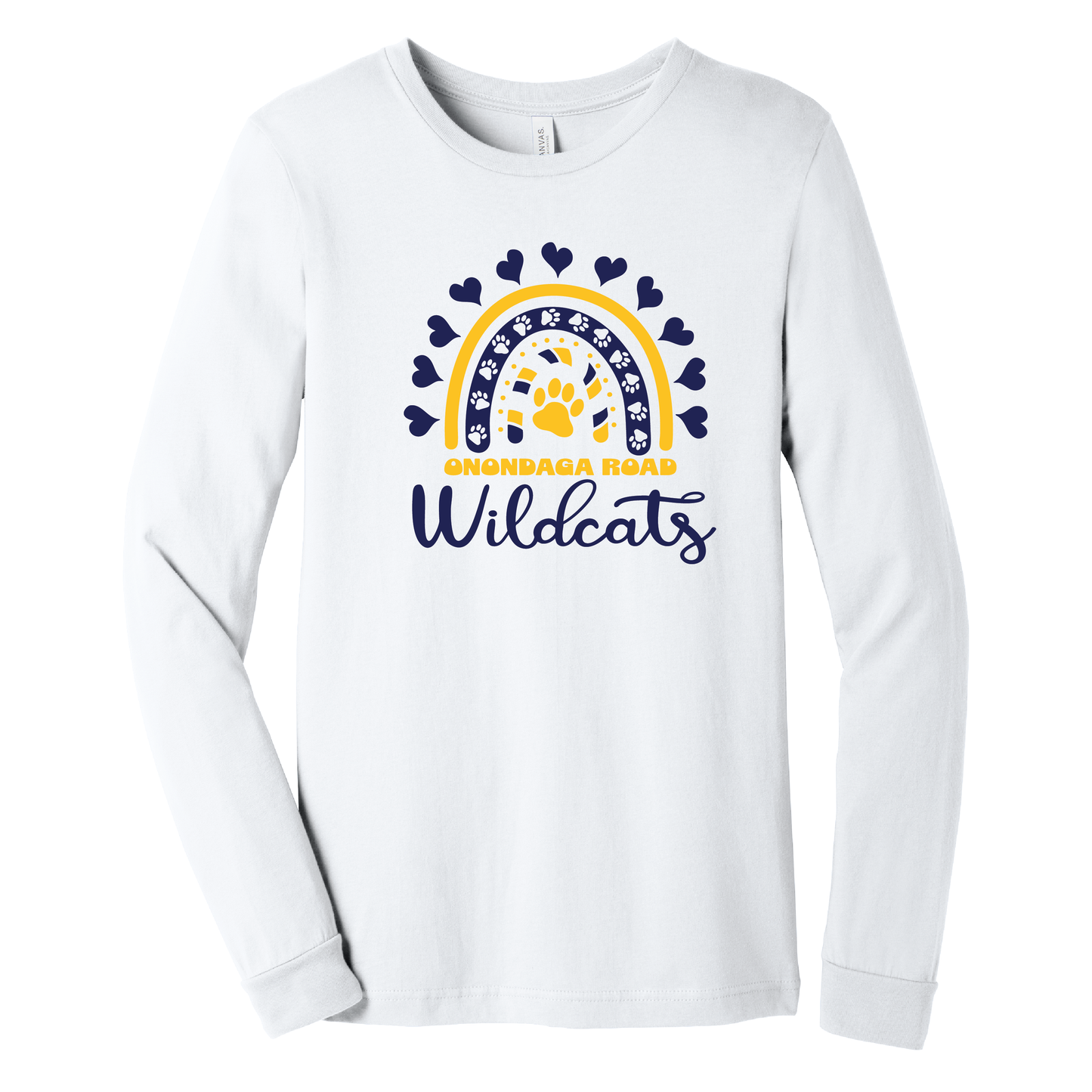 Onondaga Road Rainbow Long Sleeve T-Shirt