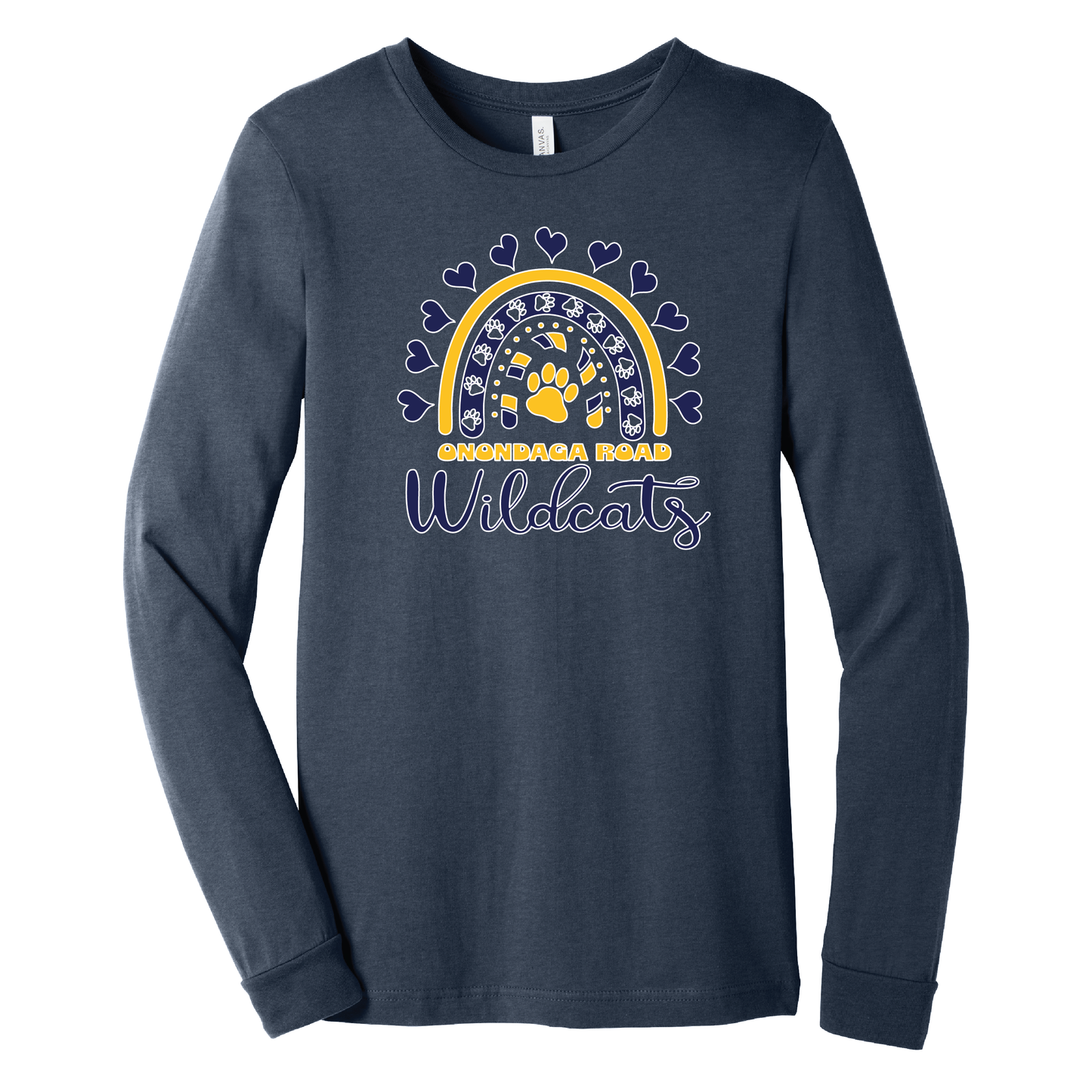 Onondaga Road Rainbow Long Sleeve T-Shirt