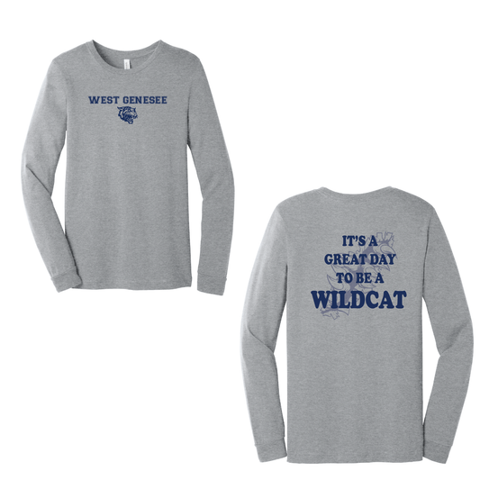 West Genesee Wildcats Claw Tear "Great Day" Long Sleeve T-Shirt