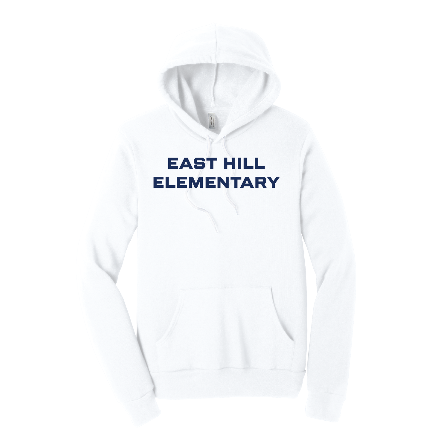 East Hill Elementary Clean Block Hoodie
