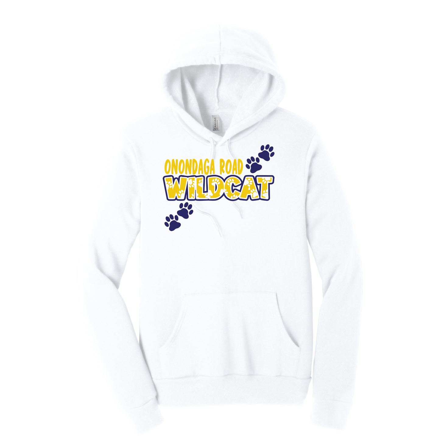 Onondaga Road Paws Hoodie Sweatshirt