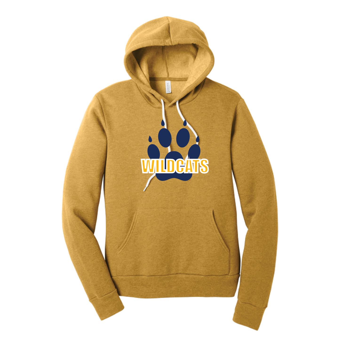 West Genesee Wildcats Large Paw Hoodie