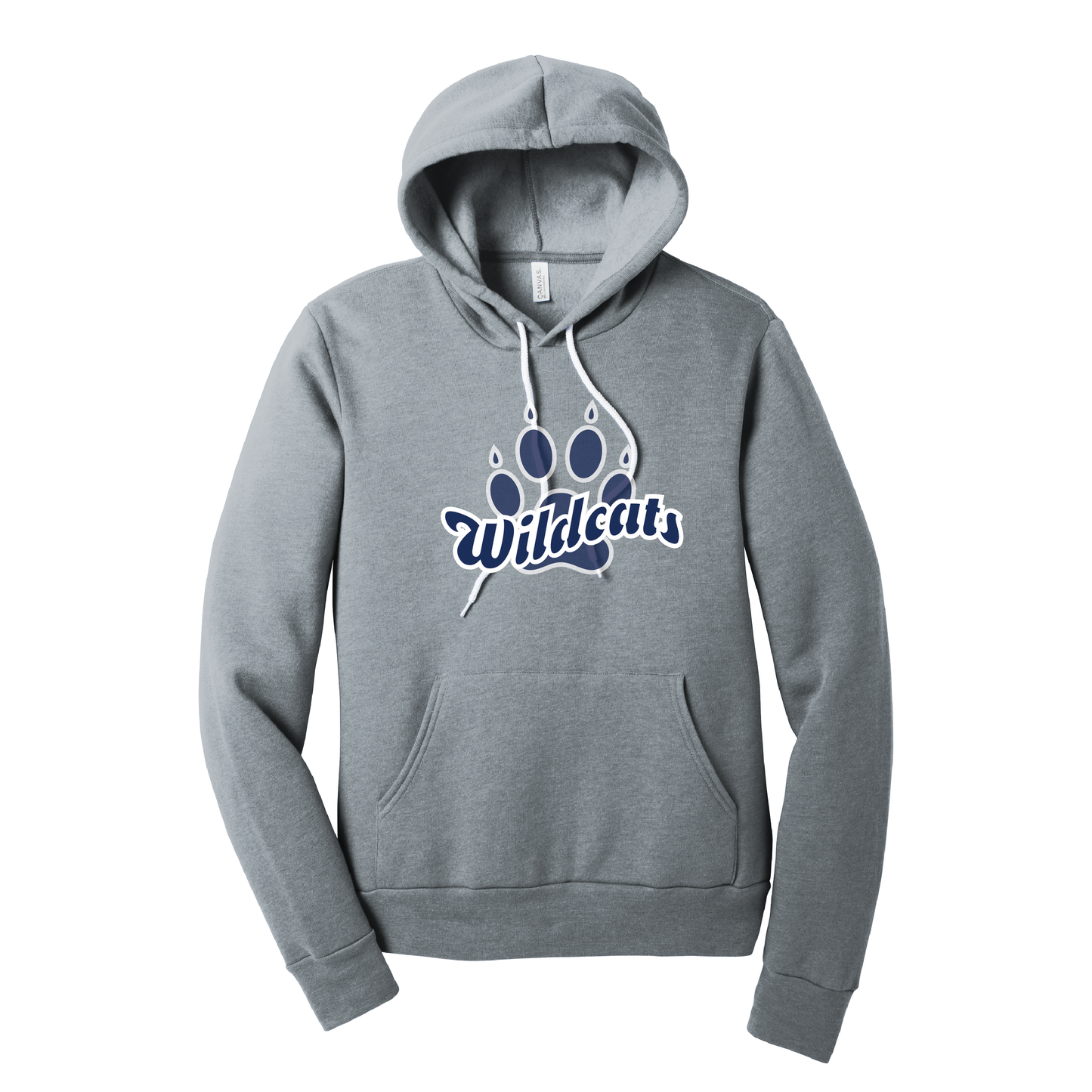 West Genesee Wildcats Script Paw Hoodie