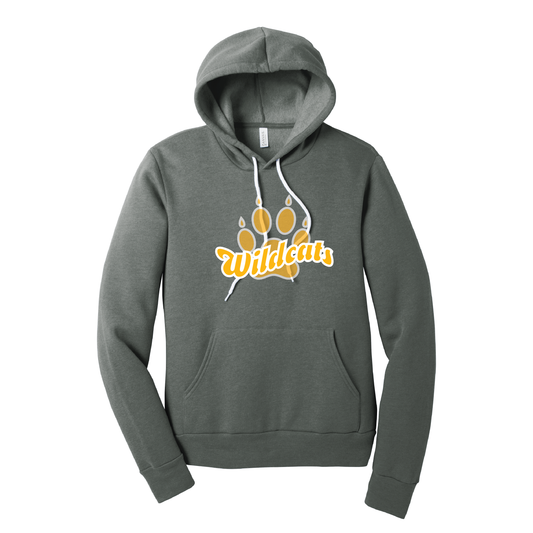 West Genesee Wildcats Script Paw Hoodie