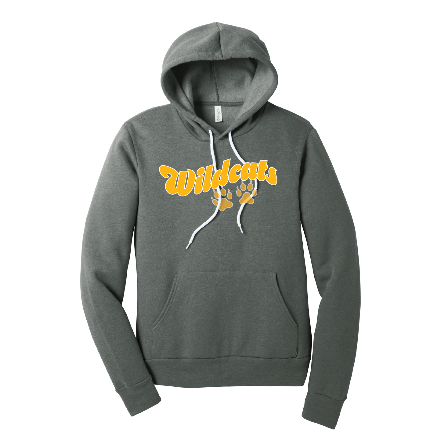 West Genesee Wildcats Paw Prints Script Hoodie