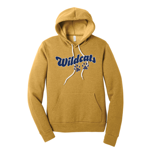 West Genesee Wildcats Paw Prints Script Hoodie