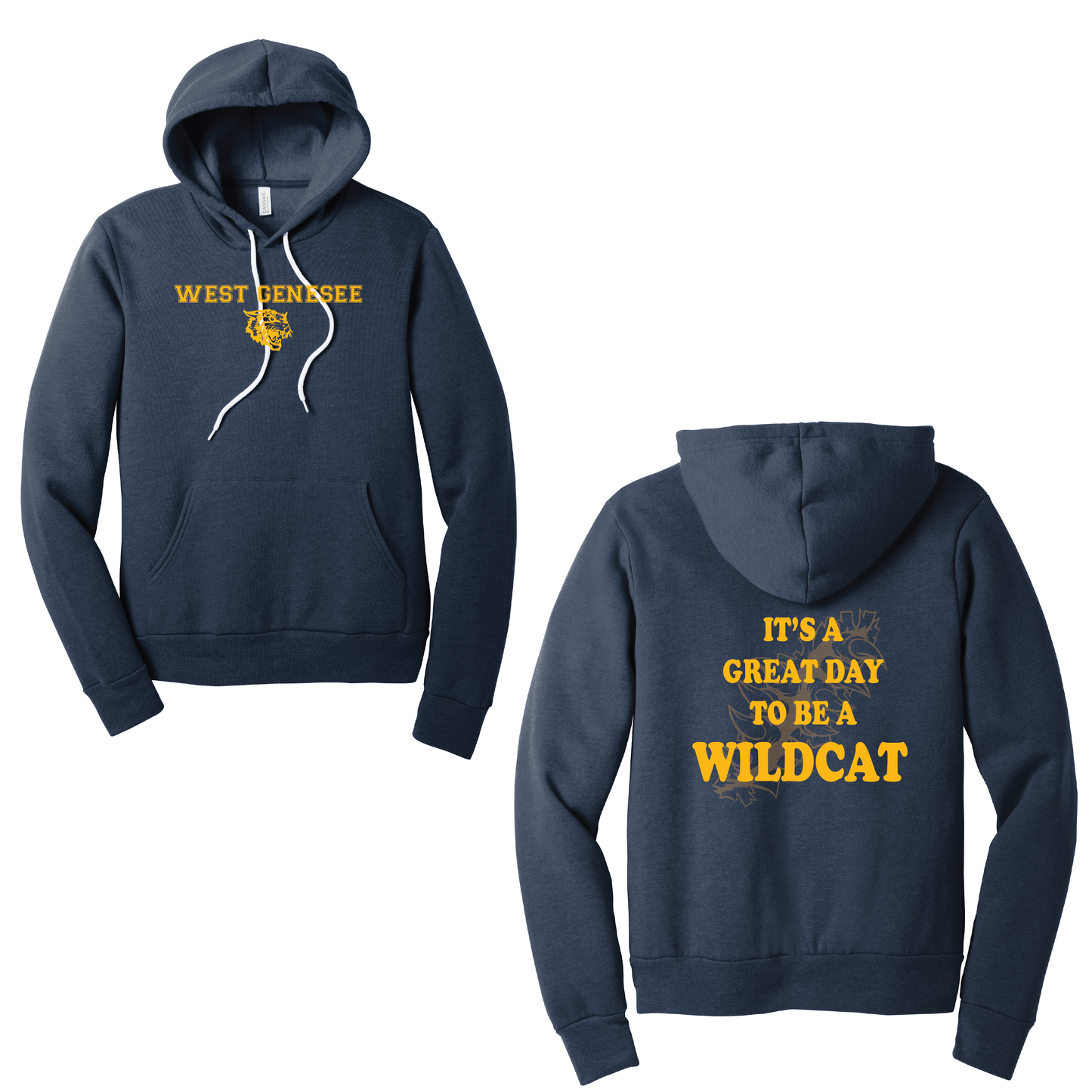 West Genesee Wildcats Claw Tear "Great Day" Hoodie