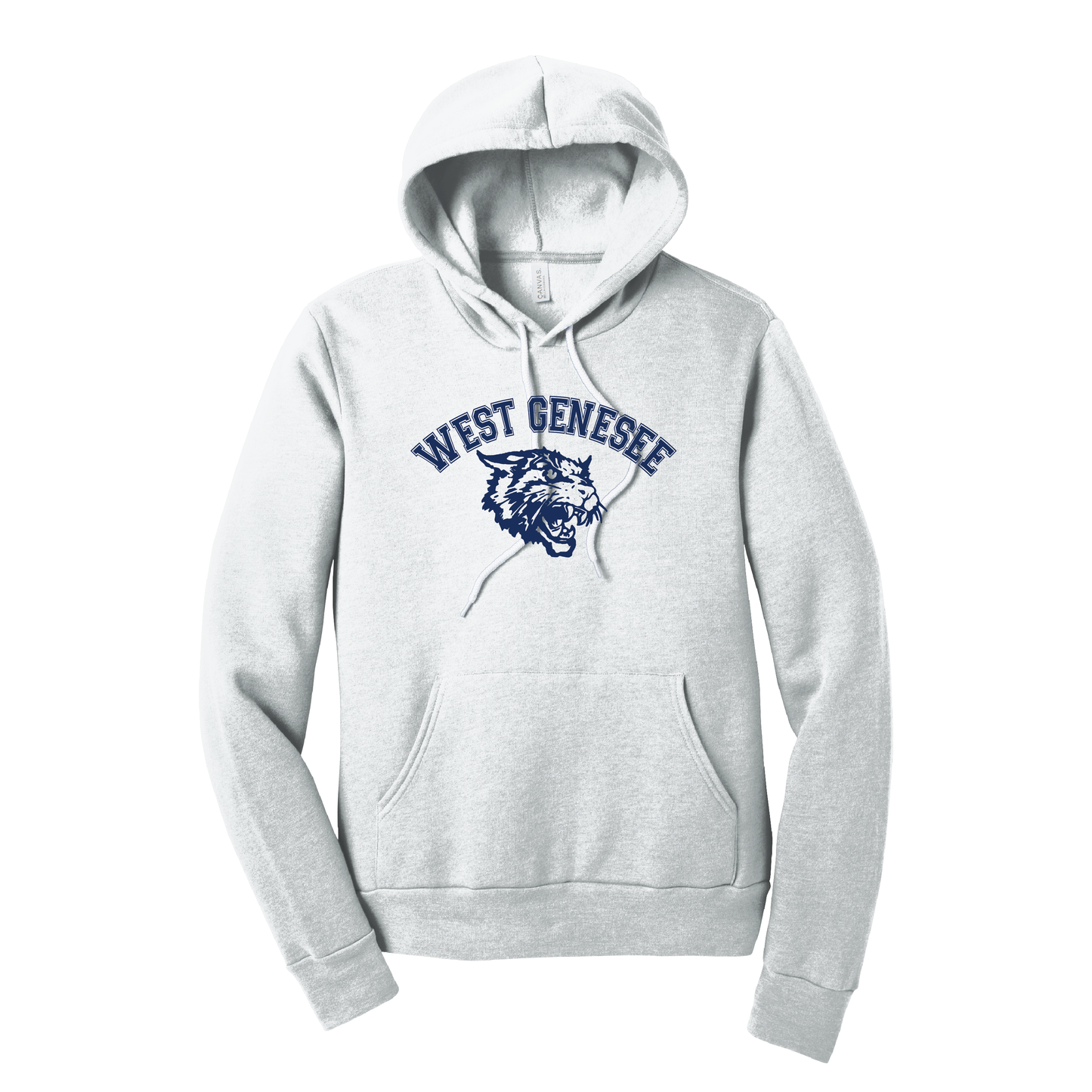 West Genesee Wildcats Arch Logo Mascot Hoodie