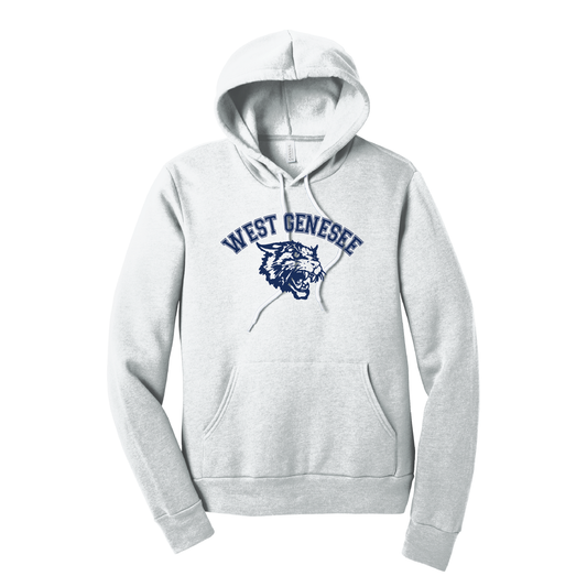 West Genesee Wildcats Arch Logo Mascot Hoodie