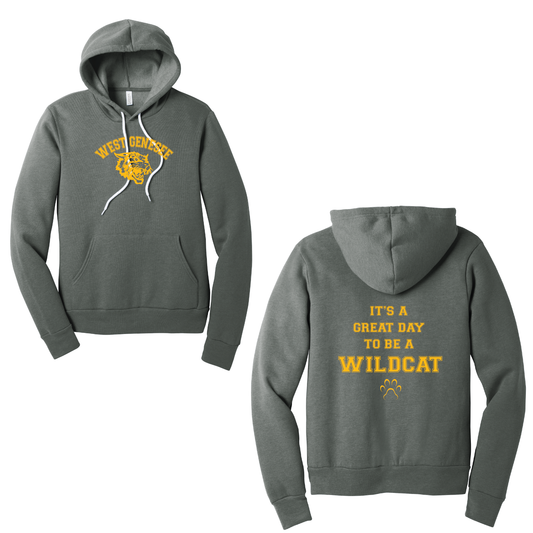 West Genesee Wildcats Arch Logo "Great Day Paw" Hoodie