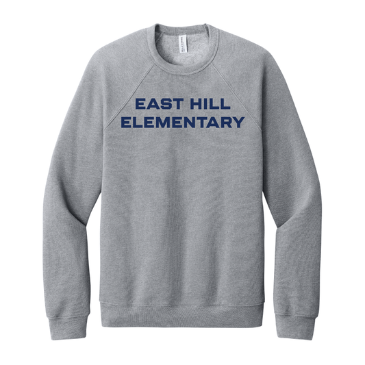 East Hill Elementary Clean Block Crewneck Sweatshirt