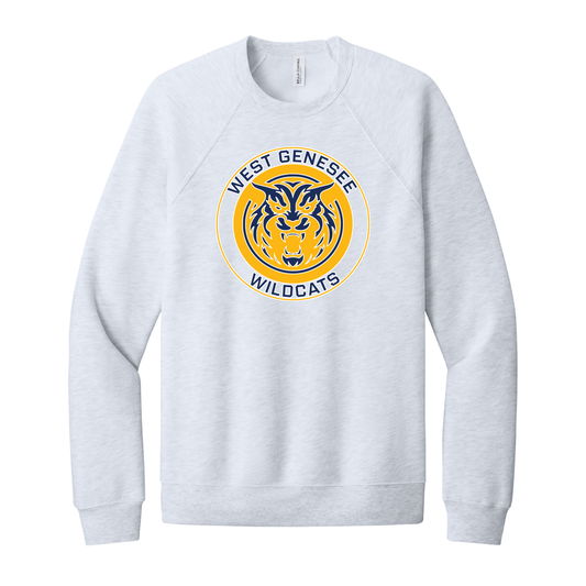 West Genesee Wildcats Mascot Crewneck Sweatshirt