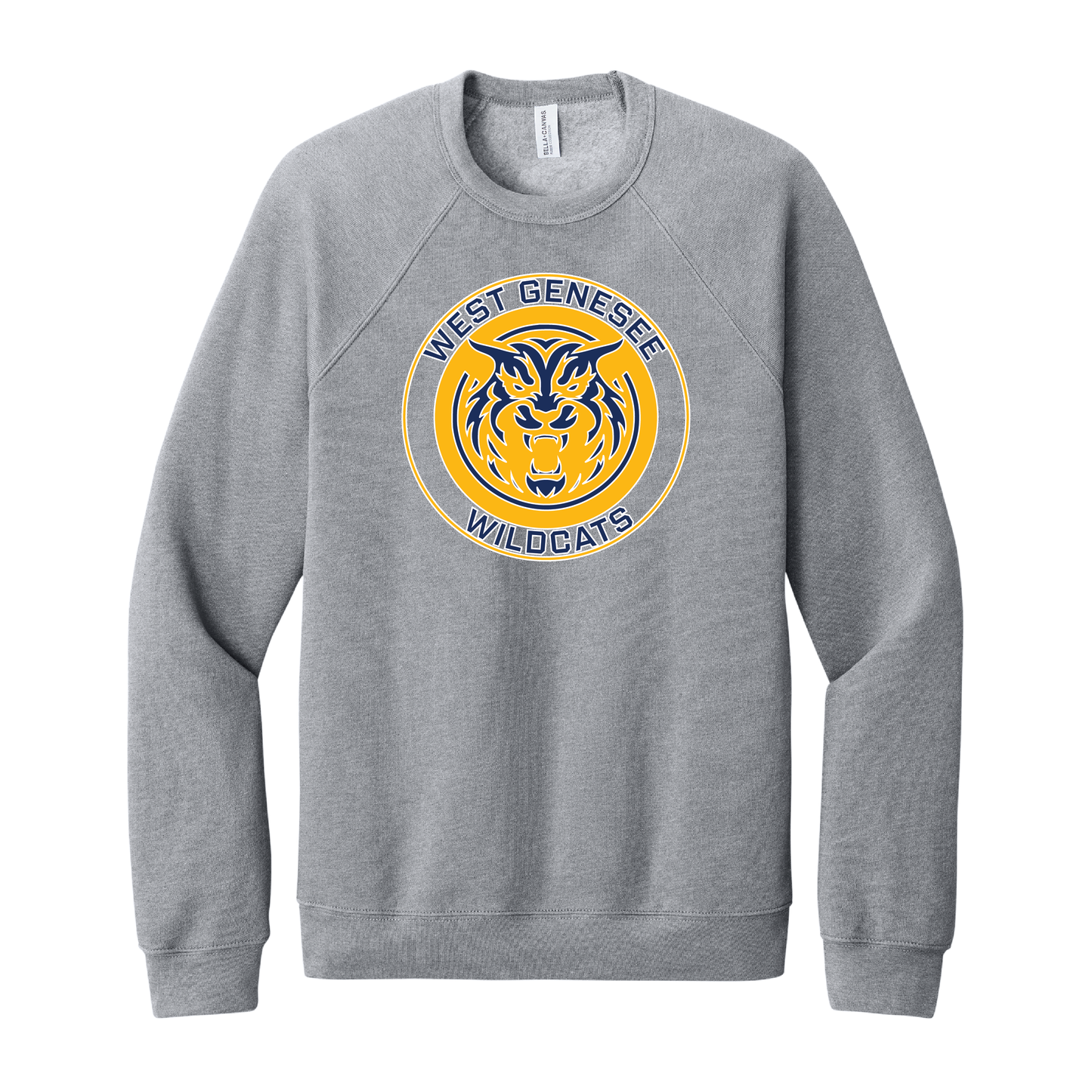 West Genesee Wildcats Mascot Crewneck Sweatshirt