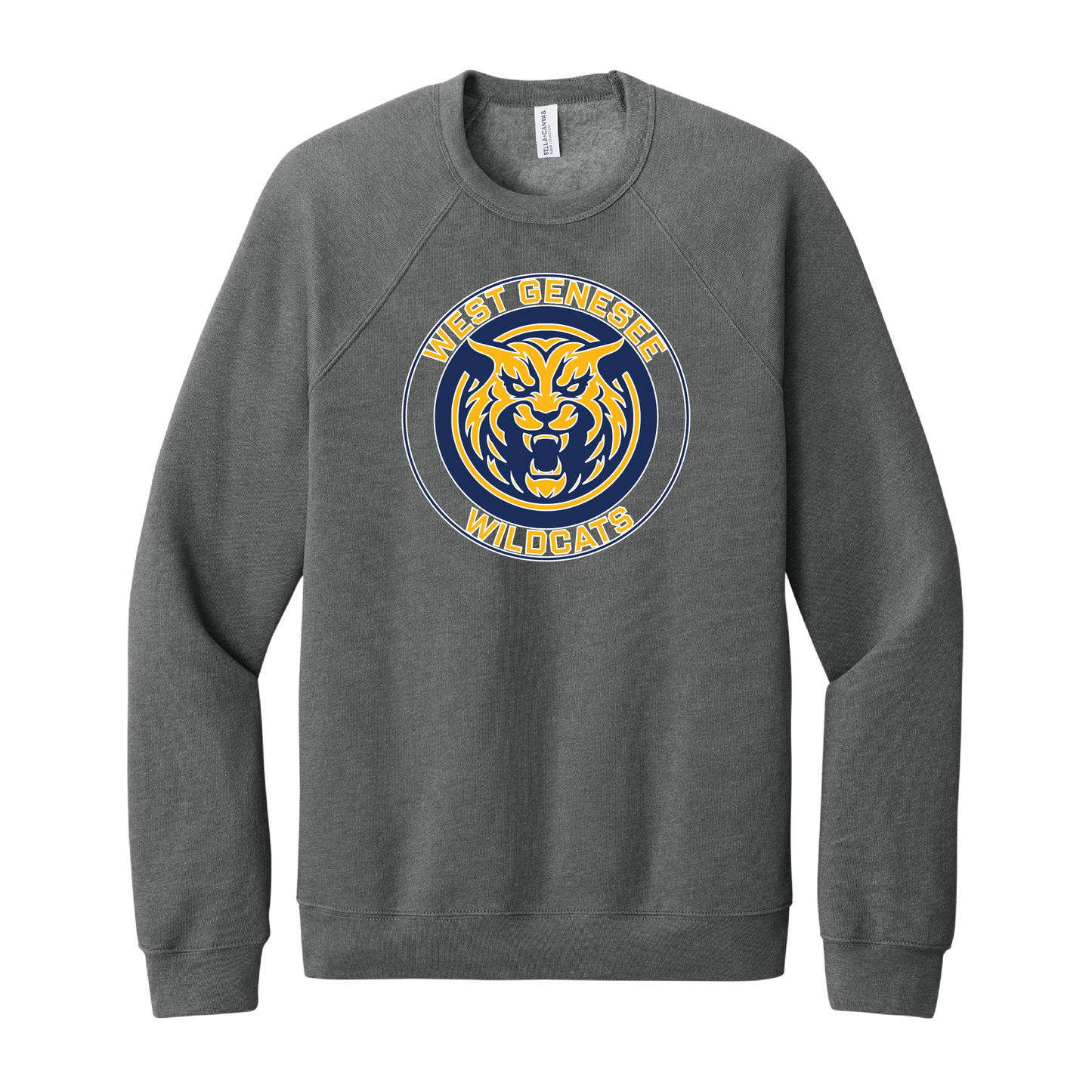West Genesee Wildcats Mascot Crewneck Sweatshirt