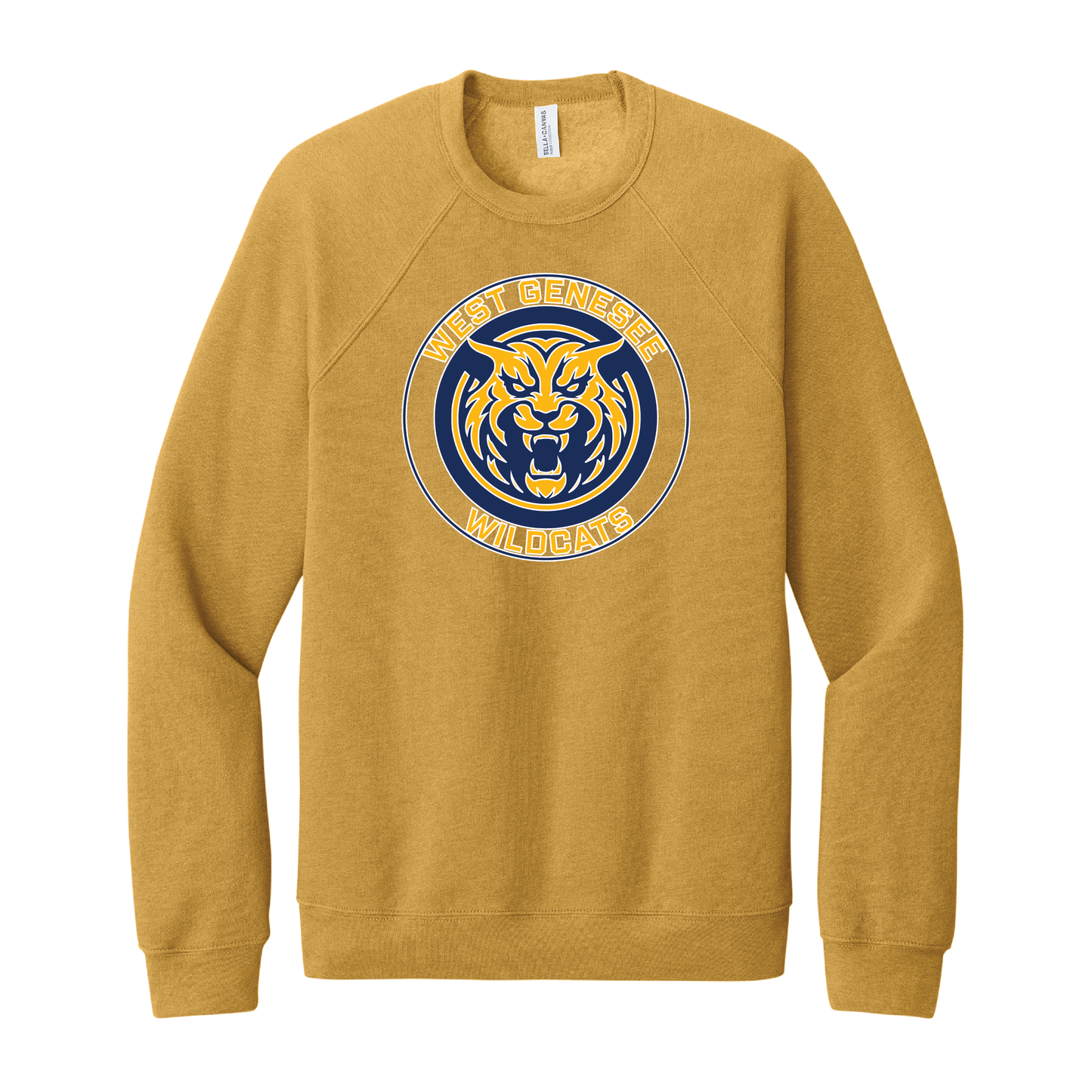 West Genesee Wildcats Mascot Crewneck Sweatshirt