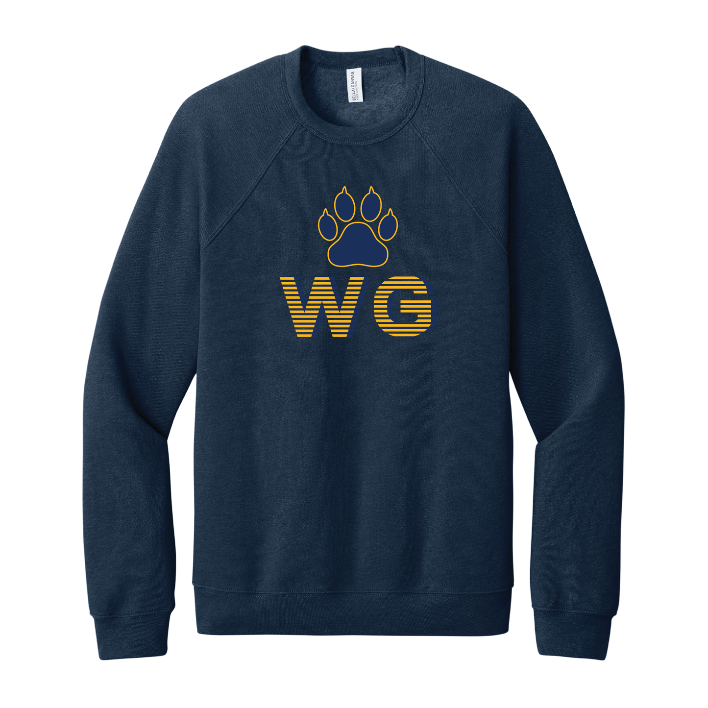 West Genesee Wildcats "Stacked Paw" Crewneck Sweatshirt