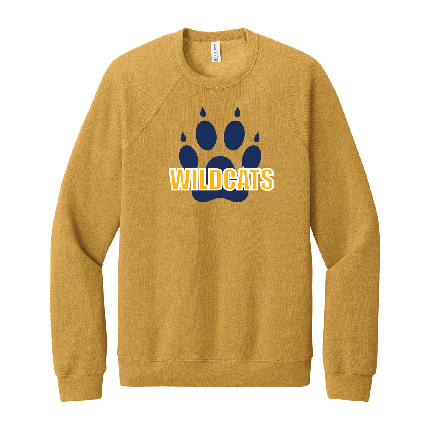 West Genesee Wildcats Large Paw Crewneck Sweatshirt