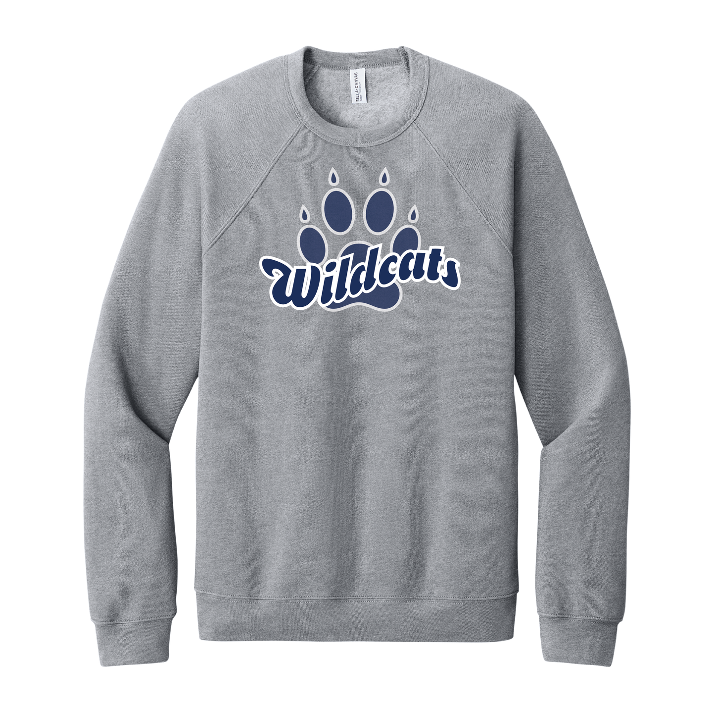 West Genesee Wildcats Script Paw Crewneck Sweatshirt