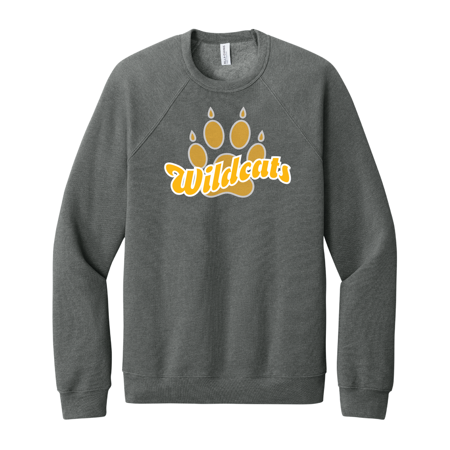 West Genesee Wildcats Script Paw Crewneck Sweatshirt