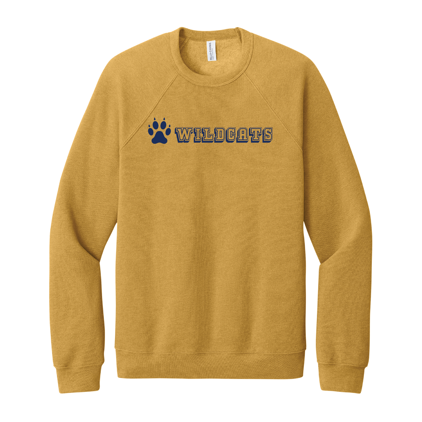 West Genesee Wildcats Collegiate Paw Crewneck Sweatshirt