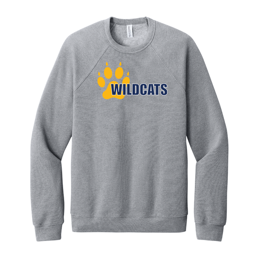 West Genesee Wildcats Offset Paw Crewneck Sweatshirt