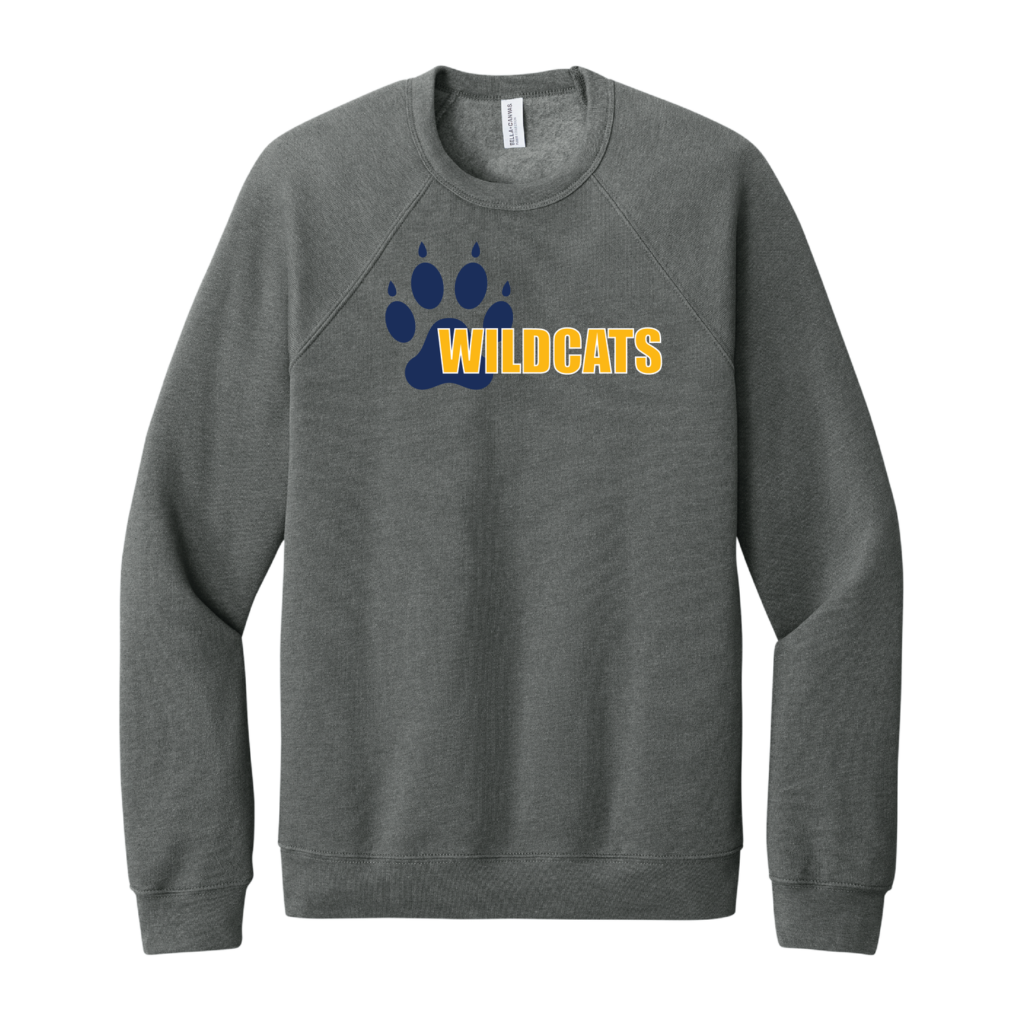 West Genesee Wildcats Offset Paw Crewneck Sweatshirt