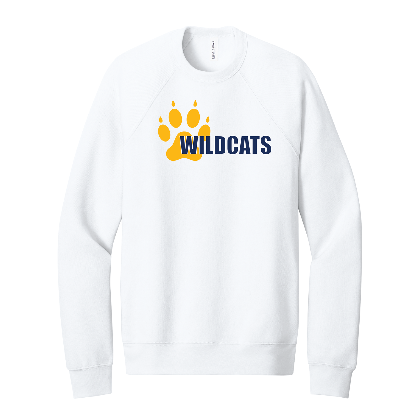 West Genesee Wildcats Offset Paw Crewneck Sweatshirt
