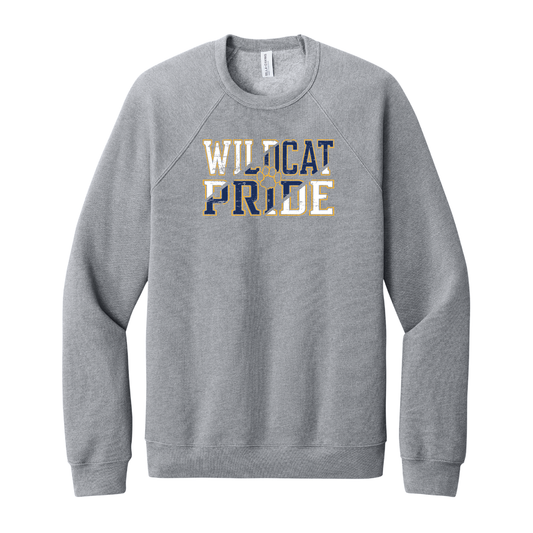 West Genesee Wildcats “Wildcat Pride” Distressed Crewneck Sweatshirt