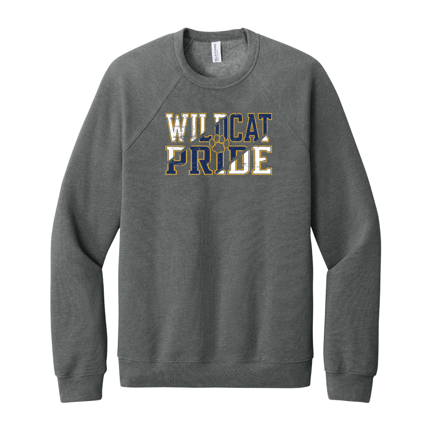 West Genesee Wildcats “Wildcat Pride” Distressed Crewneck Sweatshirt