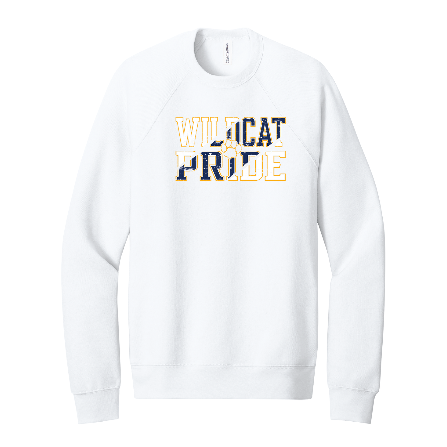 West Genesee Wildcats “Wildcat Pride” Distressed Crewneck Sweatshirt