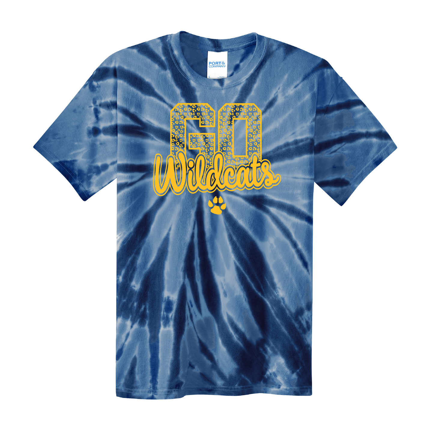 Go Wildcats Tie-Dye T-Shirt