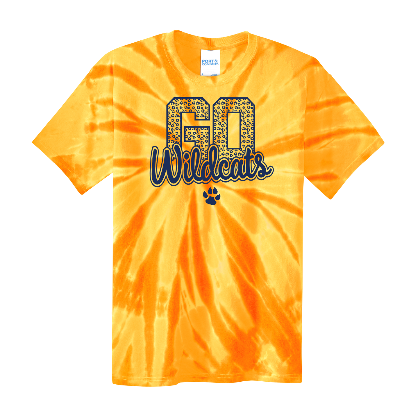 Go Wildcats Tie-Dye T-Shirt