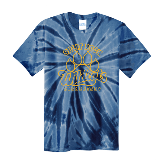 Splitrock Script Paw Tie-Dye T-Shirts