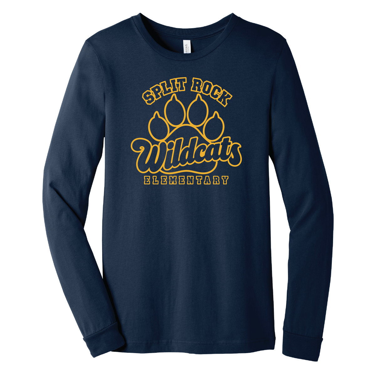 Splitrock Script Paw Long Sleeve T-Shirt