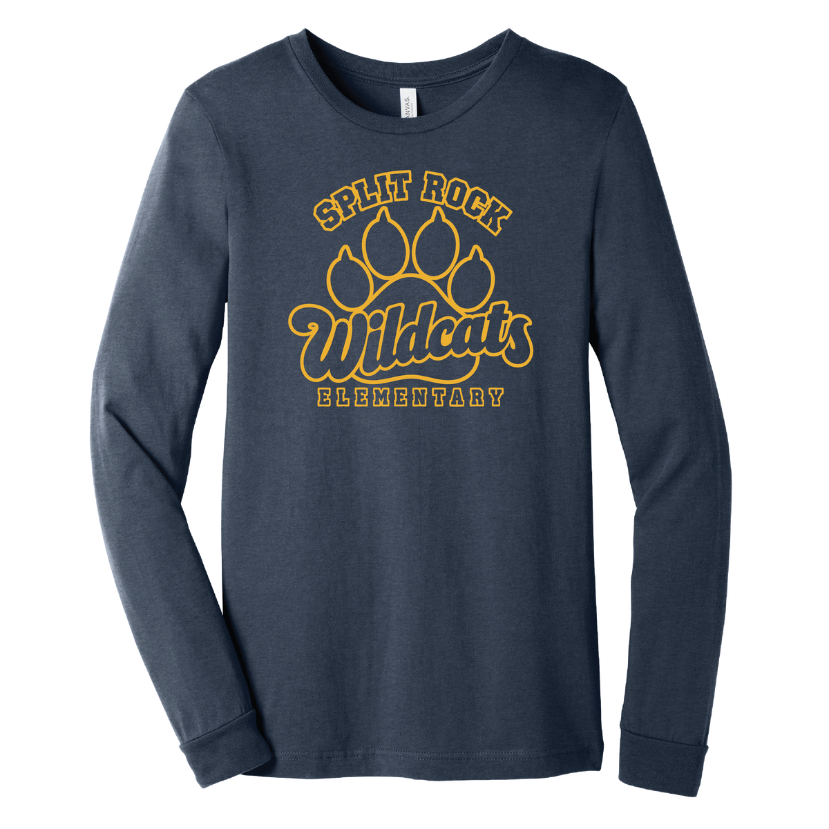Splitrock Script Paw Long Sleeve T-Shirt